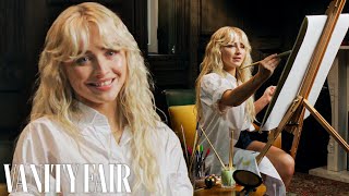 Sabrina Carpenter Creates Her Self Portrait  Vanity Fair [upl. by Tillie]