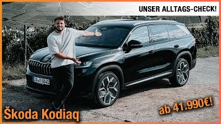 Skoda Kodiaq im AlltagsTest 2025 Wir fahren das NEUE SUV ab 41990€ Fahrbericht  Review  Test [upl. by Nrevel]