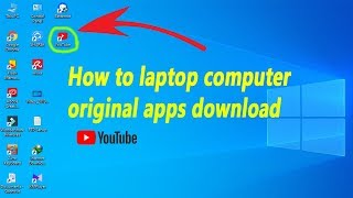 How to download youtube apps in laptop and pc  YOUTUBE original apps [upl. by Heppman663]