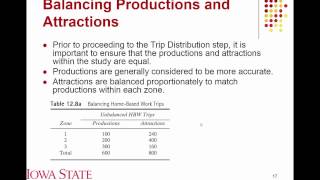 Lecture 02 Trip Generation and Trip Distribution [upl. by Kate]