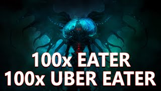 PoE 3 24 Necropolis  100 Eater and 100x Uber Eater lootbreakdown [upl. by Ardien]