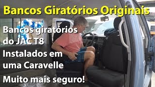 Bancos Giratórios Originais para o seu Motorhome [upl. by Navada]