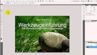 Adobe Photoshop  Der ZauberstabSchnellauswahlwerkzeug [upl. by Mw]