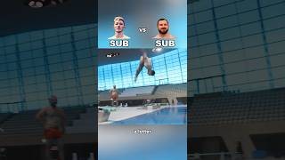 Gymnasts Try Olympic Diving 😱😳 [upl. by Vail]