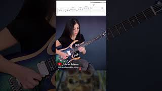 Iron Maiden  Aces High 🎸 Guitar Solo  Cover amp Tab [upl. by Joeann]