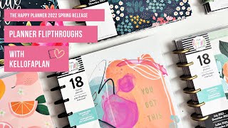 The Happy Planner Spring 2022 Release Planner Flipthroughs [upl. by Williams]