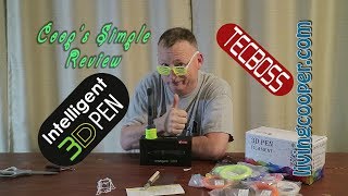 Coops Simple Review  Tecboss Intelligent 3D Pen [upl. by Aggappera]