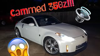 Cammed 350z DE  JWT C8 CAMS  FBO  Cold Start and Revs [upl. by Abroms774]