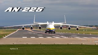 Antonov An225 Mriya landing in England 4K video Антонов Ан225 Мрия посадка в Англии [upl. by Hofmann]