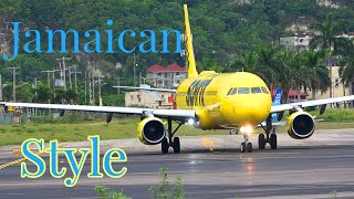 Airplane spotting Montego Bay Jamaica [upl. by Akerdnahs]