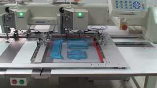 Richpeace Automatic Template Sewing Machine  Operation Process [upl. by Kamerman]