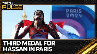 Paris Olympics 2024 Sifan Hassan caps remarkable Olympics with womens marathon gold  WION Sports [upl. by Aniraad]