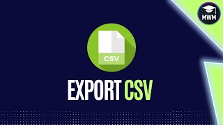 HOW TO EXPORT A CSV  MENDIX 10 [upl. by Trilbee]