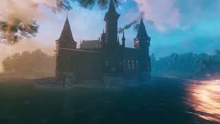 Valheim Build  I BUILT CASTLE HOHENZOLLERN IN VALHEIM [upl. by Avehs108]