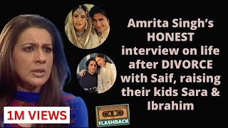 Amrita Singhs HONEST interview on life after divorce with Saif Ali Khan her comeback SaraIbrahim [upl. by Xer]