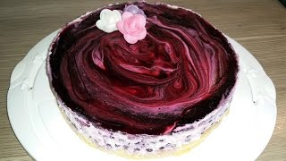 HeidelbeerJoghurtTorte  Muttertagstorte [upl. by Aynad]