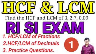 HCF amp LCM Aptitude Tricks ConceptHCFLCM of Fractions amp DecimalsMath Class By Chinmaya Sir Part1 [upl. by Gentilis531]