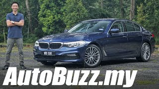 BMW 530e Sport Plugin Hybrid Review  AutoBuzzmy [upl. by Aihtenak]