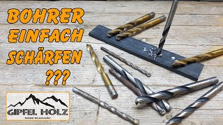 EINFACH UND EXAKT  Bohrer in 30s perfekt schärfen  Drill Doctor Test [upl. by Ingamar502]