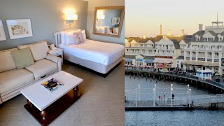 Disneys Boardwalk Villas  Deluxe Studio Room w Boardwalk View  EPCOT Resort Walt Disney World [upl. by Derna316]