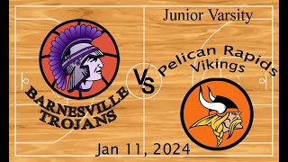 BHS JV Boys vs Pelican Rapids [upl. by Asyral227]