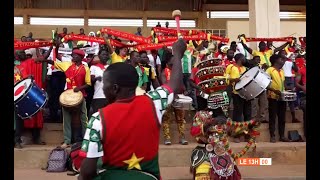 CAN 2023  Les supporteurs mobilisés pour soutenir les Étalons à Bouaké [upl. by Elleuqar]