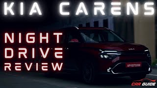 EXCLUSIVE  Kia Carens NIGHT DRIVE Review  LED Light Throw  Visibility  Interior Lights 🔥 [upl. by Ecyla]