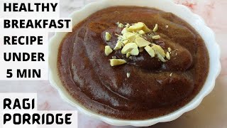 How To Make Ragi Porridge Porridge Recipe Breakfast Recipe Nachni Porridge Recipe  KHUSHBOOCOOKS [upl. by Ethel524]