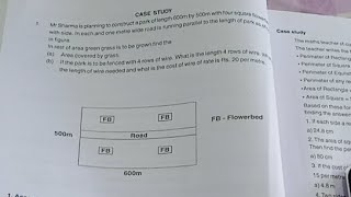 Mensuration Case study questions class 6 class 7 mensurationcasestudy mensuration [upl. by Ajram]