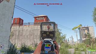 RUST OUTPOST BUG SHOOTING INSIDE SAFE ZONE [upl. by Tichonn513]