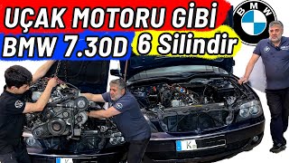 BMW 730D UZAY GEMİSİNİN MOTORUNU SÖK SÖK BİTİREMEDİK  Kan Ter İçinde Kaldık [upl. by Ahsielat383]