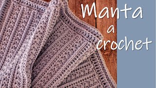 Teje esta mantita a CROCHET en 45 HORAS Tutorial para principiantes  Daniis Ways [upl. by Ayoj619]