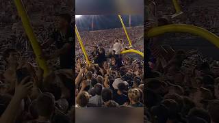 Vanderbilt Fans Carried The Goal Posts Through Nashville [upl. by Elum]