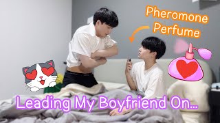 Leading My Boyfriend On With Pheromone Perfume💖Seduce Prank He try to do it Gay Couple BL [upl. by Peednama628]