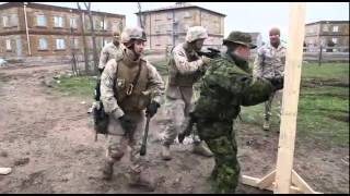 US Marines Canadian forces team up for bilateral training exercise [upl. by Oinota963]