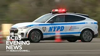 NYPD begins shift to electric vehicles [upl. by Inwat871]