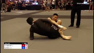 ADCC West Coast Trials Andrew DeGraff vs Andy Kim [upl. by Lahsiv]