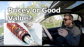 Eibach Coilovers Pro Street S  Too Expensive vs BC [upl. by Odelinda]