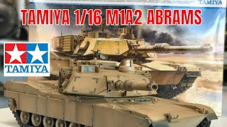 Building the all new Tamiya 116 M1A2 Abrams Display version [upl. by Ruberta]