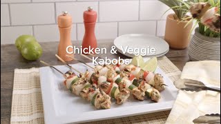 Easy Grilled Veggie amp Chicken Kabob Recipe – How To  Big Y Dig In amp Do It [upl. by Idac]