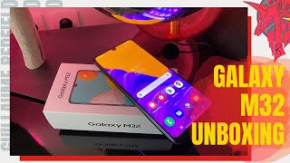 SAMSUNG Galaxy M32 Unboxing [upl. by Reinhart]