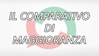 Il comparativo di maggioranza  Imparare lInglese [upl. by Akiaki]