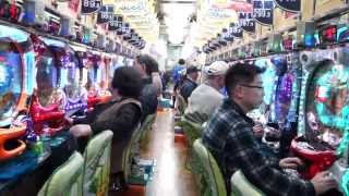 Typical Pachinko Machine Tokyo 2014 [upl. by Eelaroc]