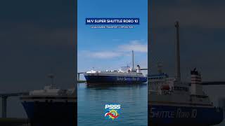 SHIP SPOTTING  MV Super Shuttle Roro 10 ng Asian Marine Transport Corporation [upl. by Noled]