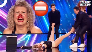 When an Audition Goes WRONG ⛔  Britains Got Talent [upl. by Nnywg]