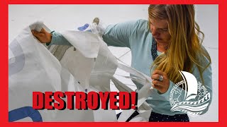 Our sails are DESTROYED what now  Sailing SE Asia Ep70 [upl. by Eladnar400]