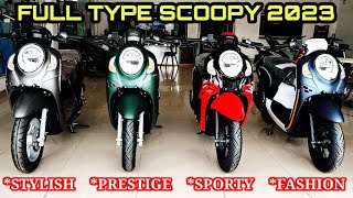 SCOOPY 2023 ISTIMEWA FULL TYPE DAN VARIAN WARNA BARU [upl. by Ycrem992]