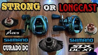 SHIMANO CURADO DC VS SLX DC XT ‼️ LONGCAST OR STRONG [upl. by Munmro]