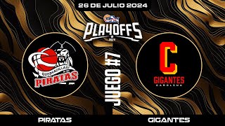 Piratas de Quebradillas vs Gigantes de Carolina  Juego 7  BSN2024 [upl. by Yrrep]