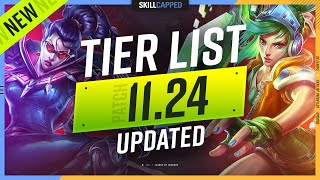 UPDATED TIER LIST for PATCH 1124  League of Legends Preseason [upl. by Yramesor]